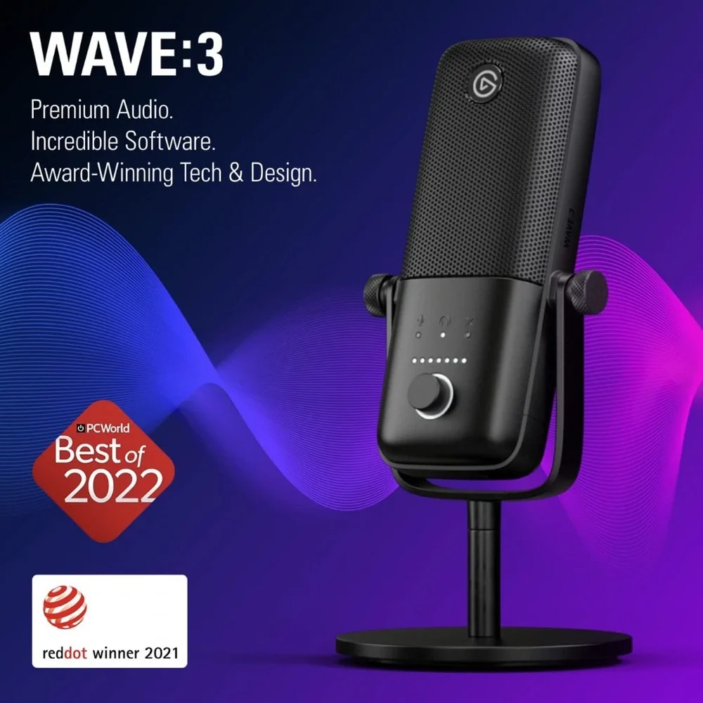 Black USB Microphone